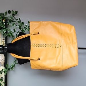 Holt Renfrew Studded Leather tote